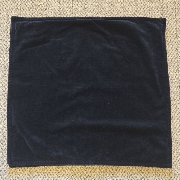 Pottery Barn Velvet Accent Pillow Cover in Midnight Blue - Picture 3 of 8